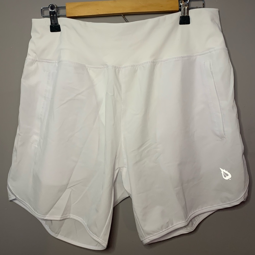 White workout/athletic shorts